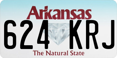 AR license plate 624KRJ