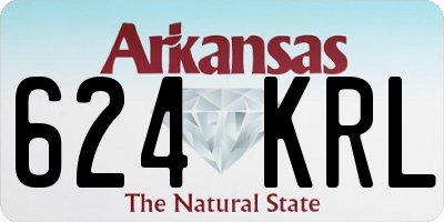 AR license plate 624KRL