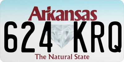 AR license plate 624KRQ