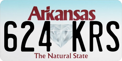 AR license plate 624KRS