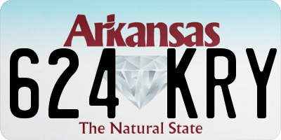 AR license plate 624KRY