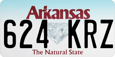 AR license plate 624KRZ