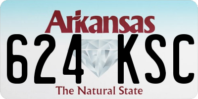 AR license plate 624KSC