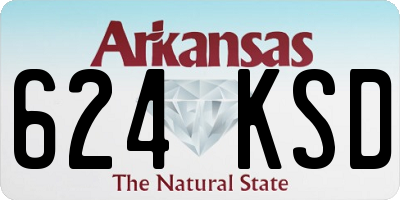 AR license plate 624KSD