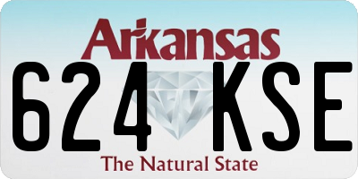 AR license plate 624KSE