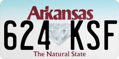 AR license plate 624KSF