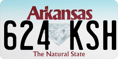 AR license plate 624KSH