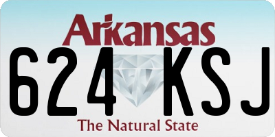 AR license plate 624KSJ