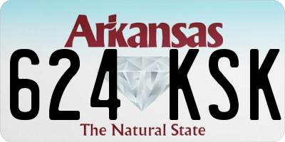 AR license plate 624KSK