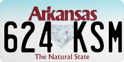 AR license plate 624KSM