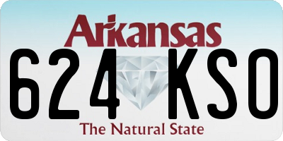 AR license plate 624KSO