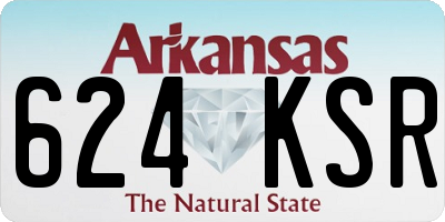 AR license plate 624KSR