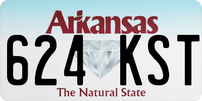 AR license plate 624KST