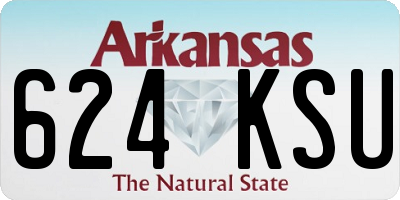 AR license plate 624KSU