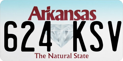 AR license plate 624KSV