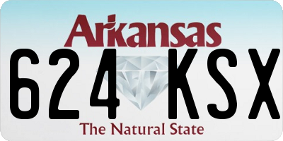 AR license plate 624KSX