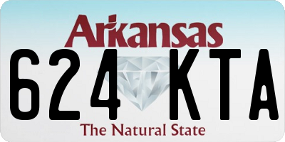 AR license plate 624KTA