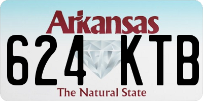 AR license plate 624KTB