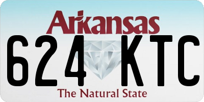 AR license plate 624KTC