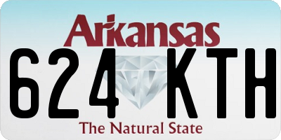 AR license plate 624KTH