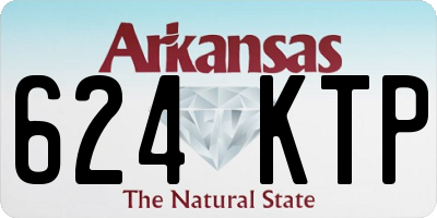 AR license plate 624KTP