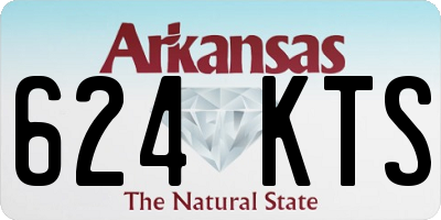 AR license plate 624KTS