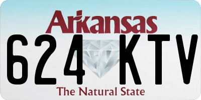 AR license plate 624KTV