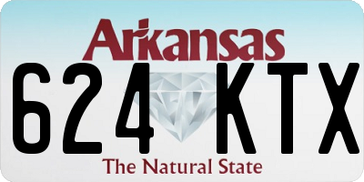 AR license plate 624KTX