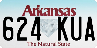 AR license plate 624KUA