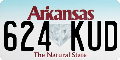 AR license plate 624KUD