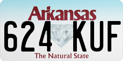 AR license plate 624KUF