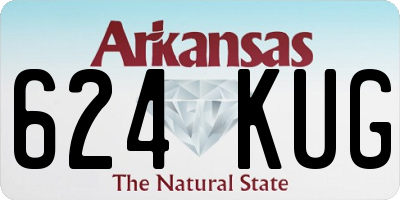 AR license plate 624KUG