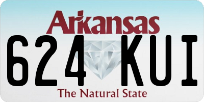 AR license plate 624KUI