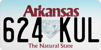 AR license plate 624KUL