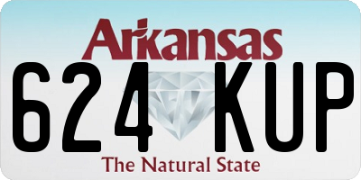 AR license plate 624KUP