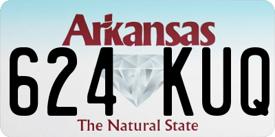AR license plate 624KUQ