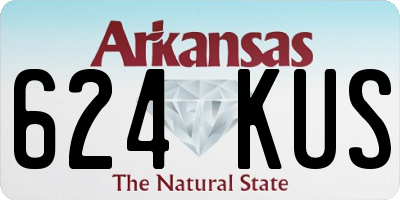 AR license plate 624KUS