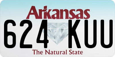 AR license plate 624KUU