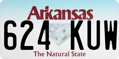 AR license plate 624KUW