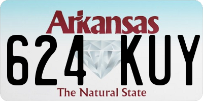 AR license plate 624KUY