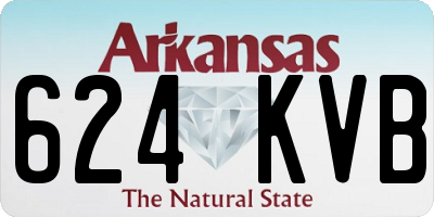 AR license plate 624KVB