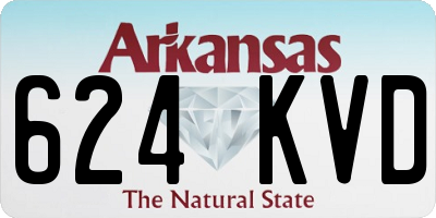 AR license plate 624KVD