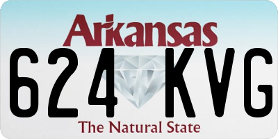 AR license plate 624KVG