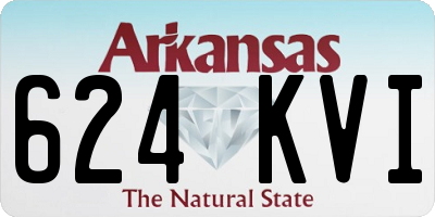 AR license plate 624KVI