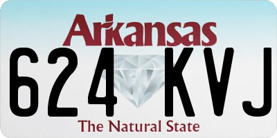 AR license plate 624KVJ