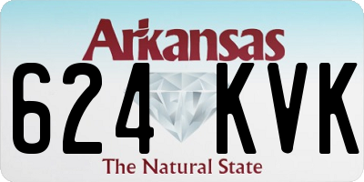 AR license plate 624KVK