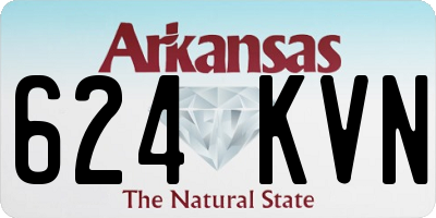 AR license plate 624KVN