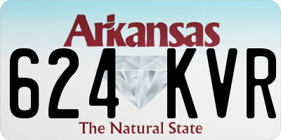 AR license plate 624KVR