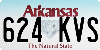 AR license plate 624KVS