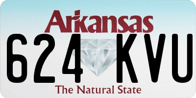AR license plate 624KVU